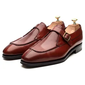 '80180' Red Cordovan Leather Split Toe Monk Strap UK 8.5 EE