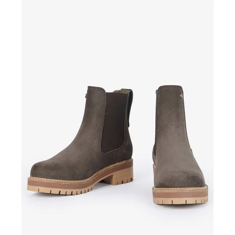 Barbour Heather Ladies Chelsea Boots - Dark Brown