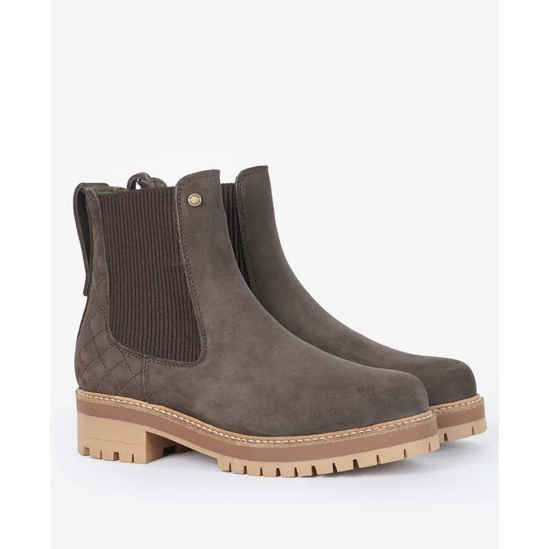 Barbour Heather Ladies Chelsea Boots - Dark Brown