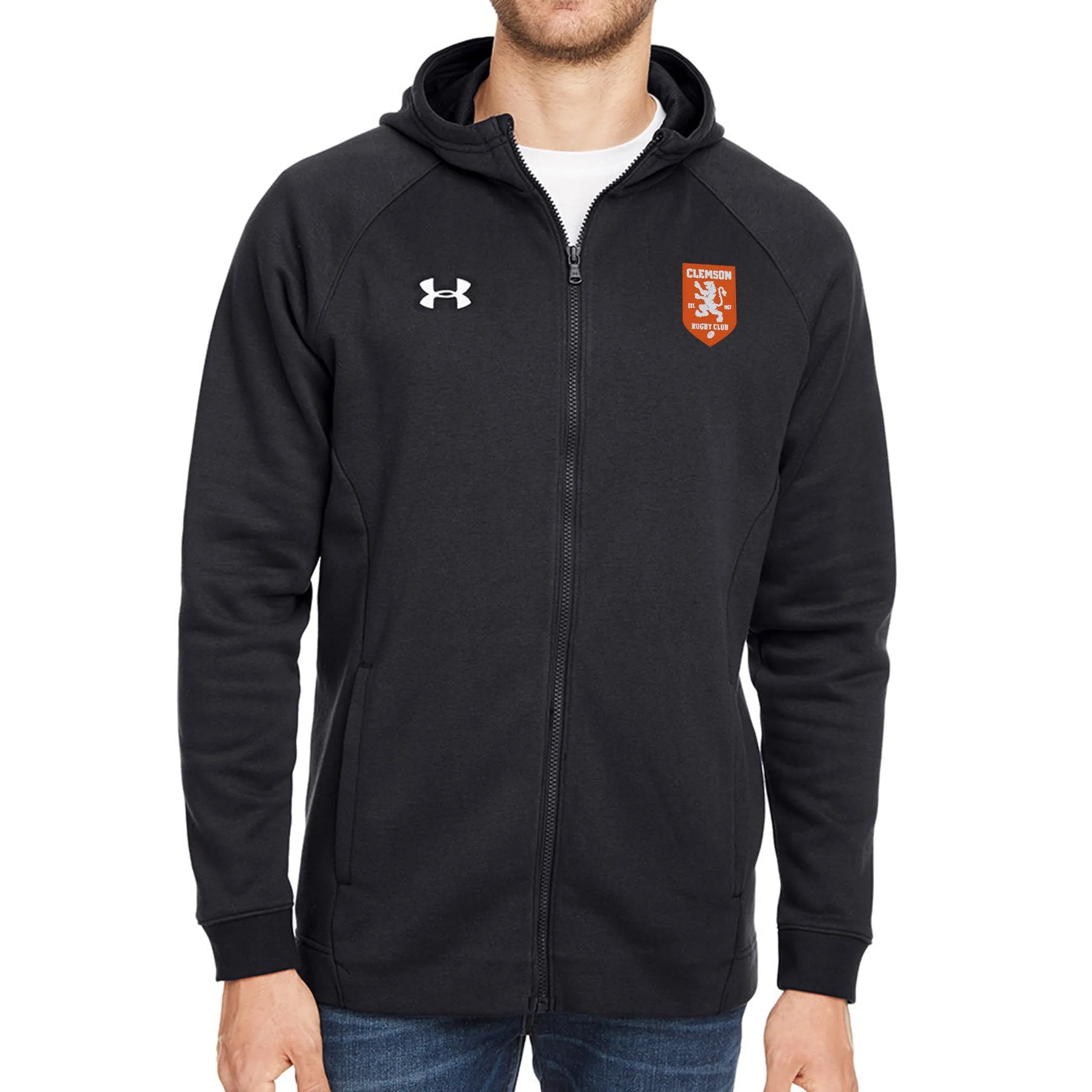 Clemson Rugby Hustle Zip Hoodie