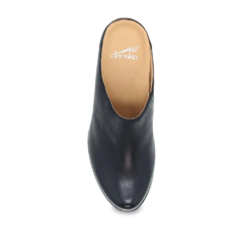 Dansko Carrie Burnished Nubuck Black Women's Clogs