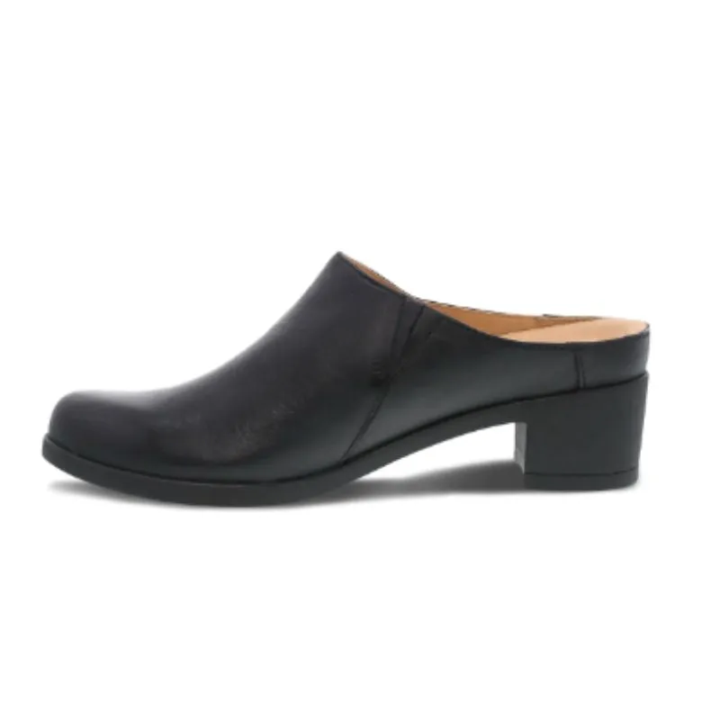 Dansko Carrie Burnished Nubuck Black Women's Clogs