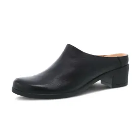 Dansko Carrie Burnished Nubuck Black Women's Clogs