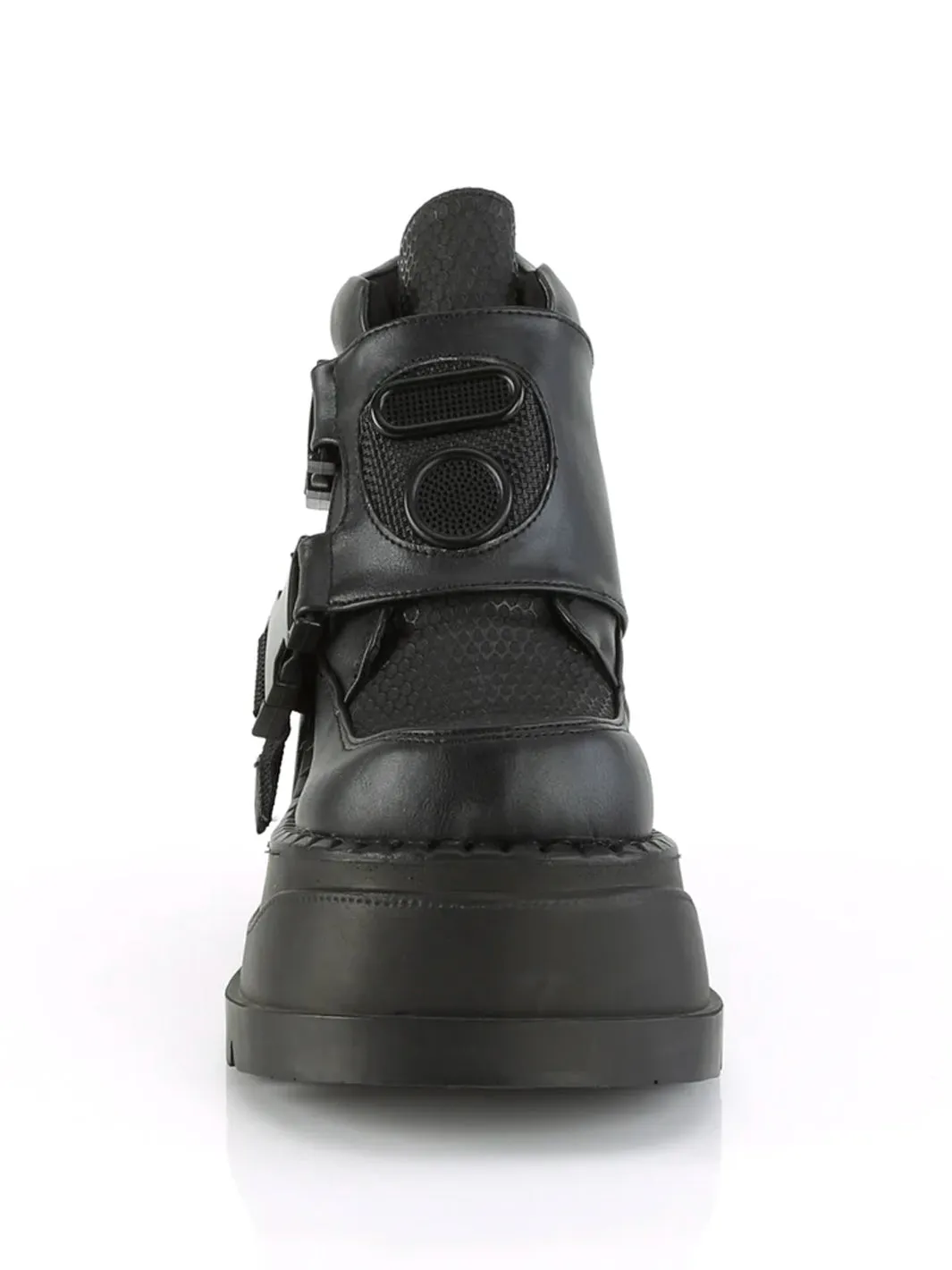 DEMONIA STOMP-15 - BLACK VEGAN LEATHER ✰ PRE ORDER ✰