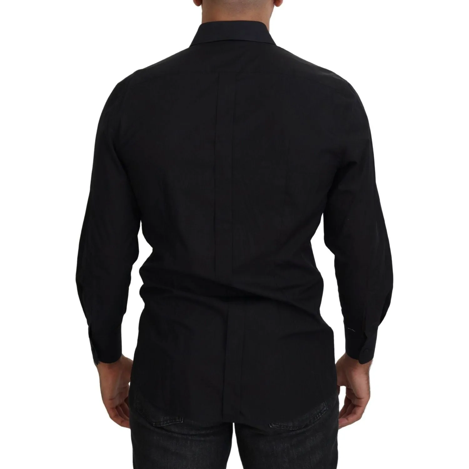 Dolce & Gabbana Elegant Black Formal Long Sleeve Shirt