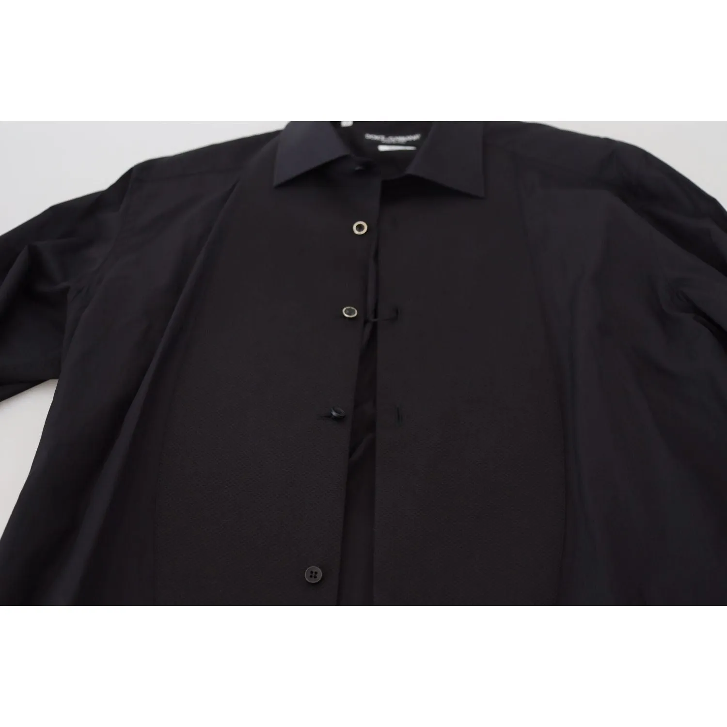 Dolce & Gabbana Elegant Black Formal Long Sleeve Shirt