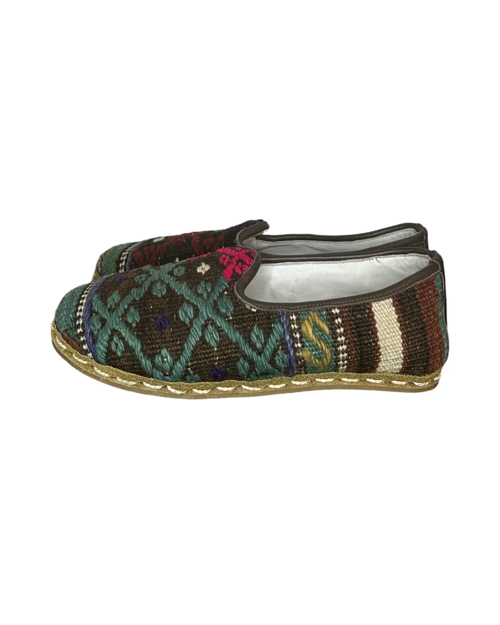 Emir Handmade Vintage Kilim Loafers for Men