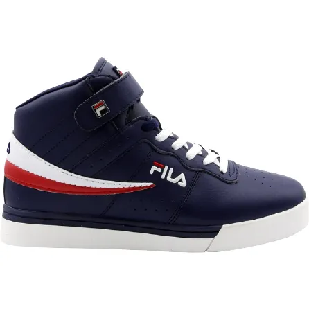 Fila Men's Vulc 13 Mid Plus Shoes - Navy / Red