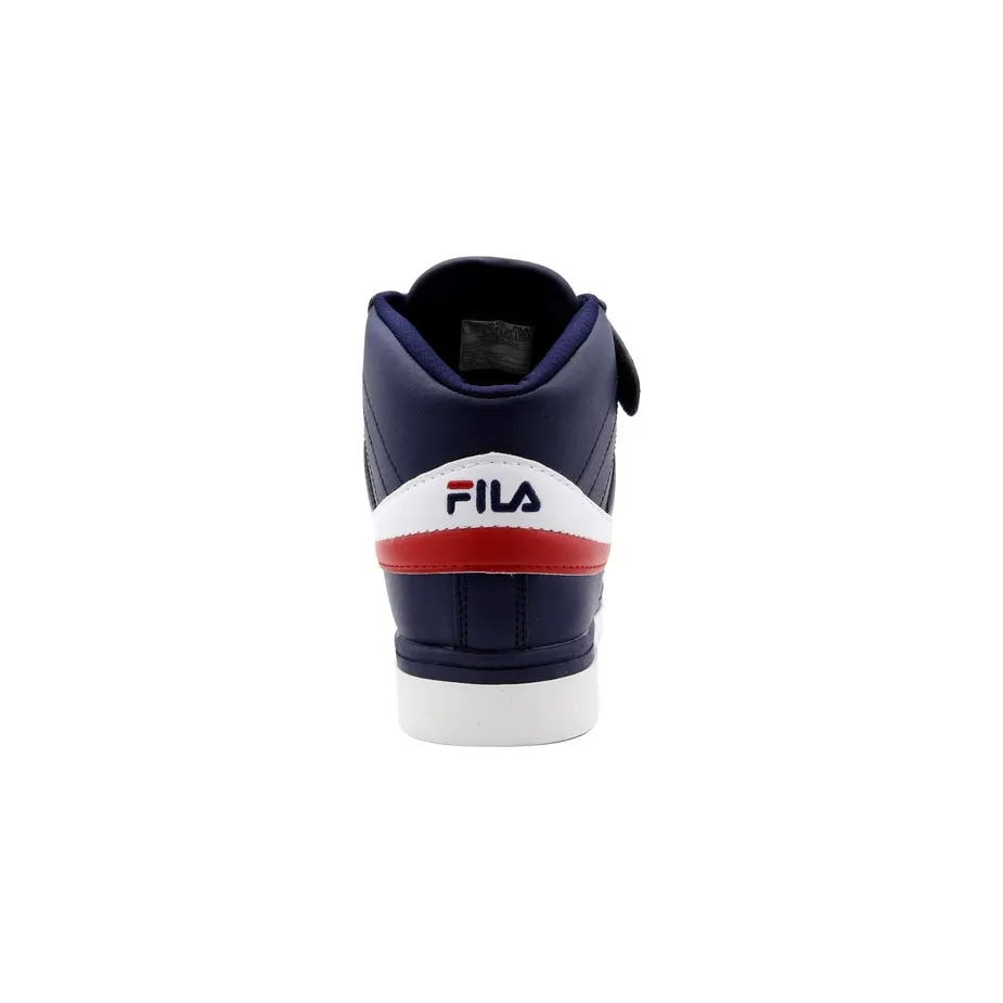 Fila Men's Vulc 13 Mid Plus Shoes - Navy / Red