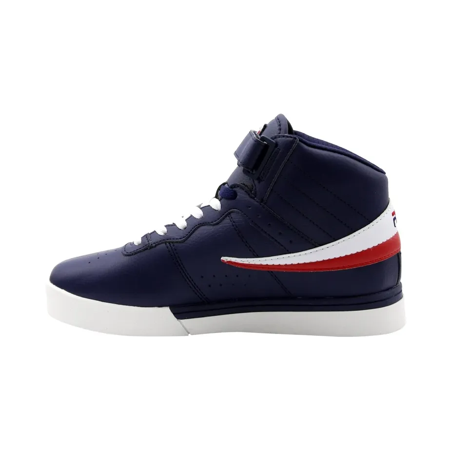 Fila Men's Vulc 13 Mid Plus Shoes - Navy / Red