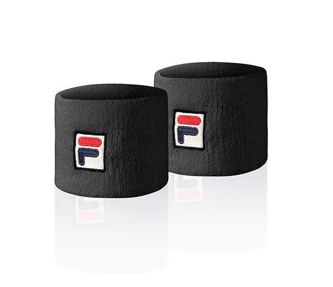 Fila Solid Tennis Wristband Black