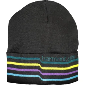 Harmont & Blaine Black Wool Men Cap