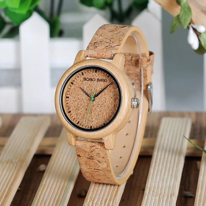 His & Hers Handmade Bamboo Wooden Watches