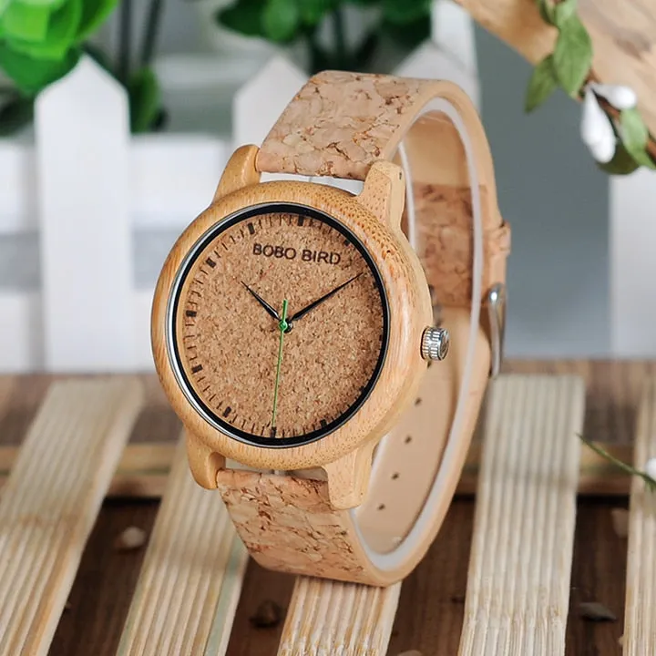 His & Hers Handmade Bamboo Wooden Watches