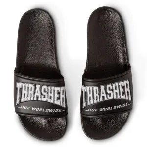 Huf x Thrasher Slide - Black