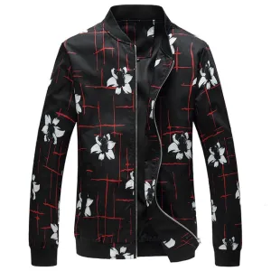 I Stay Fly Men's Spring Floral Print Jacket