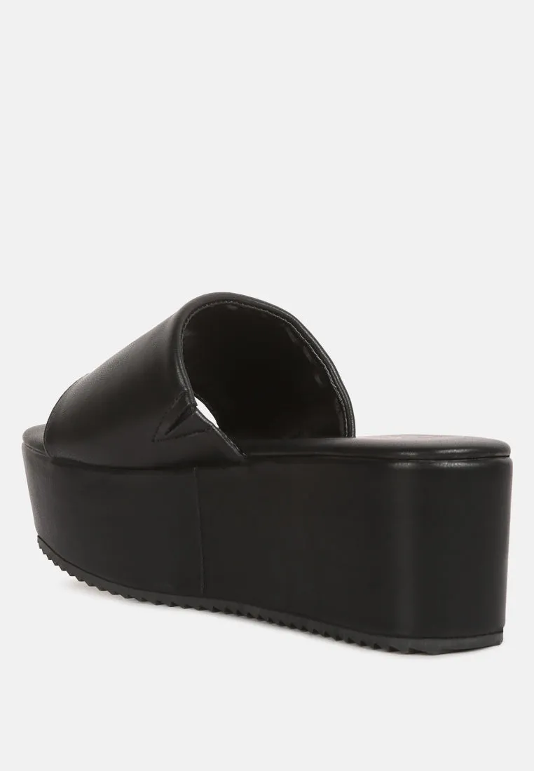 Karly Chunky Platform Sliders