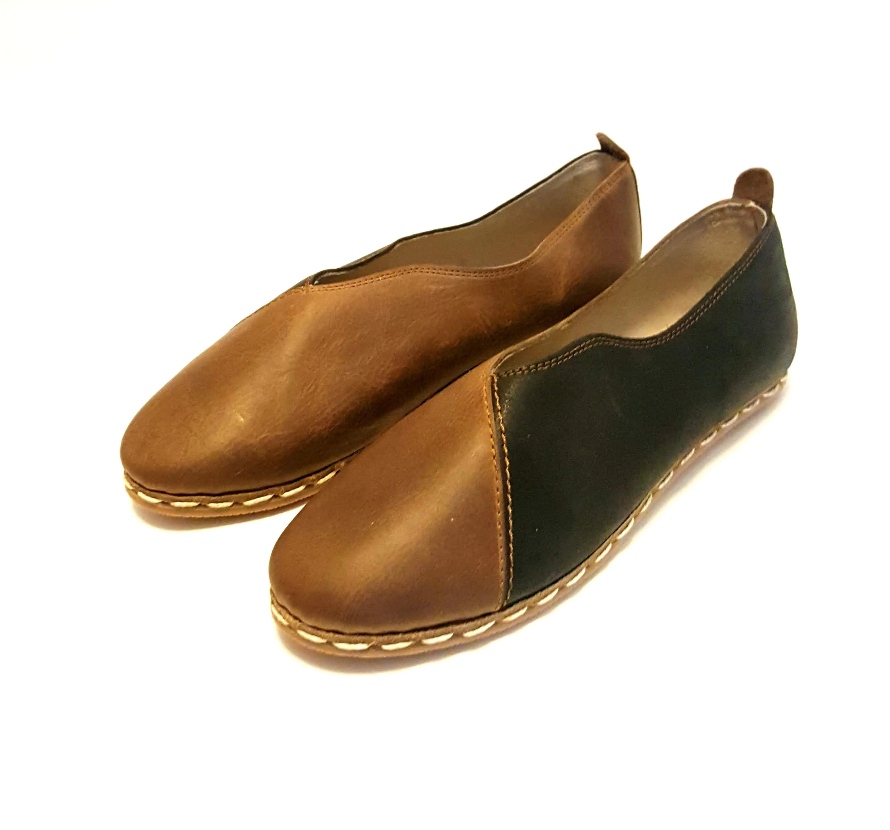 Lu Loafers in Black & Espresso