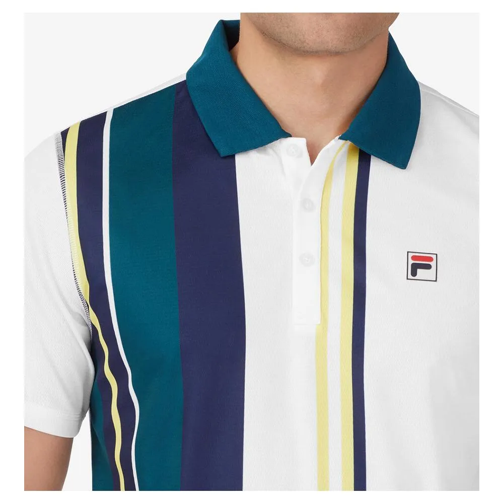 Men`s Heritage Stripe Tennis Polo