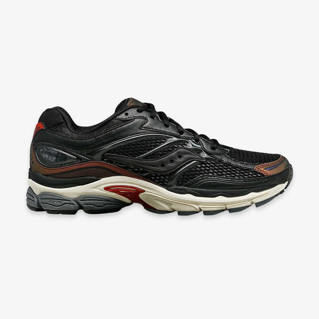 mens saucony pro grid omni 9 disrupt (black/brown)