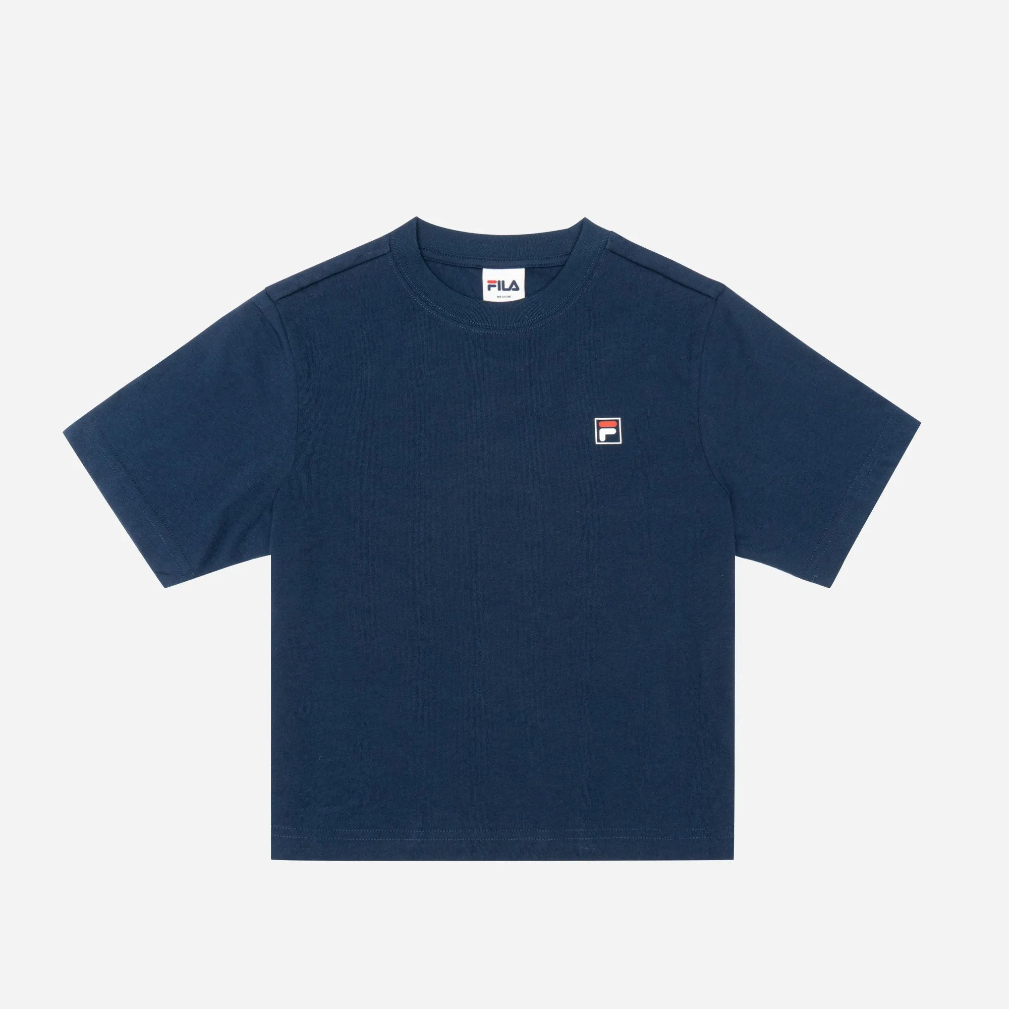 Áo Crop-Top Nữ Fila Value Pack Regular Basic Logo - Xanh Navy