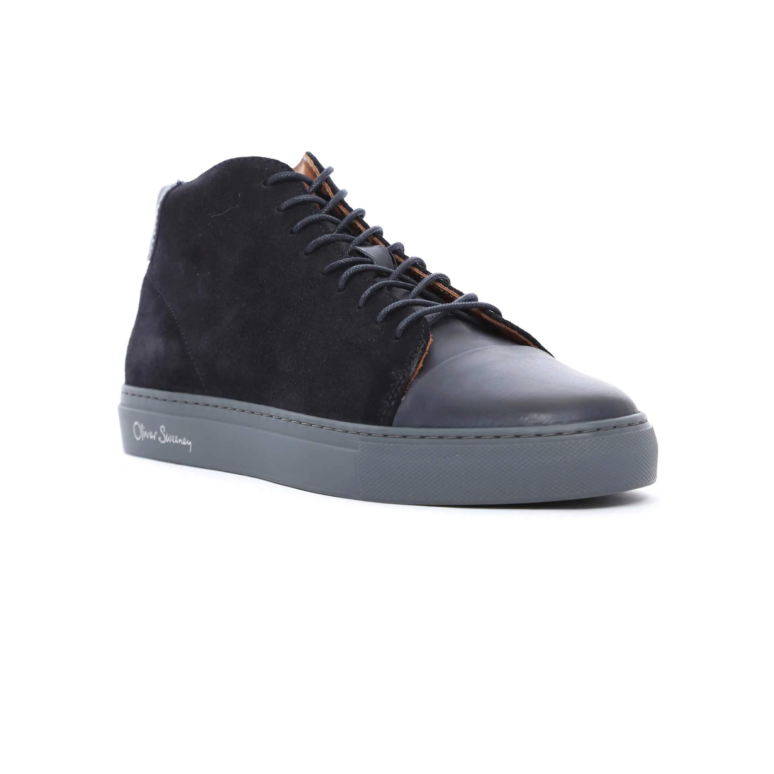 Oliver Sweeney Torrejao Trainer in Navy Suede