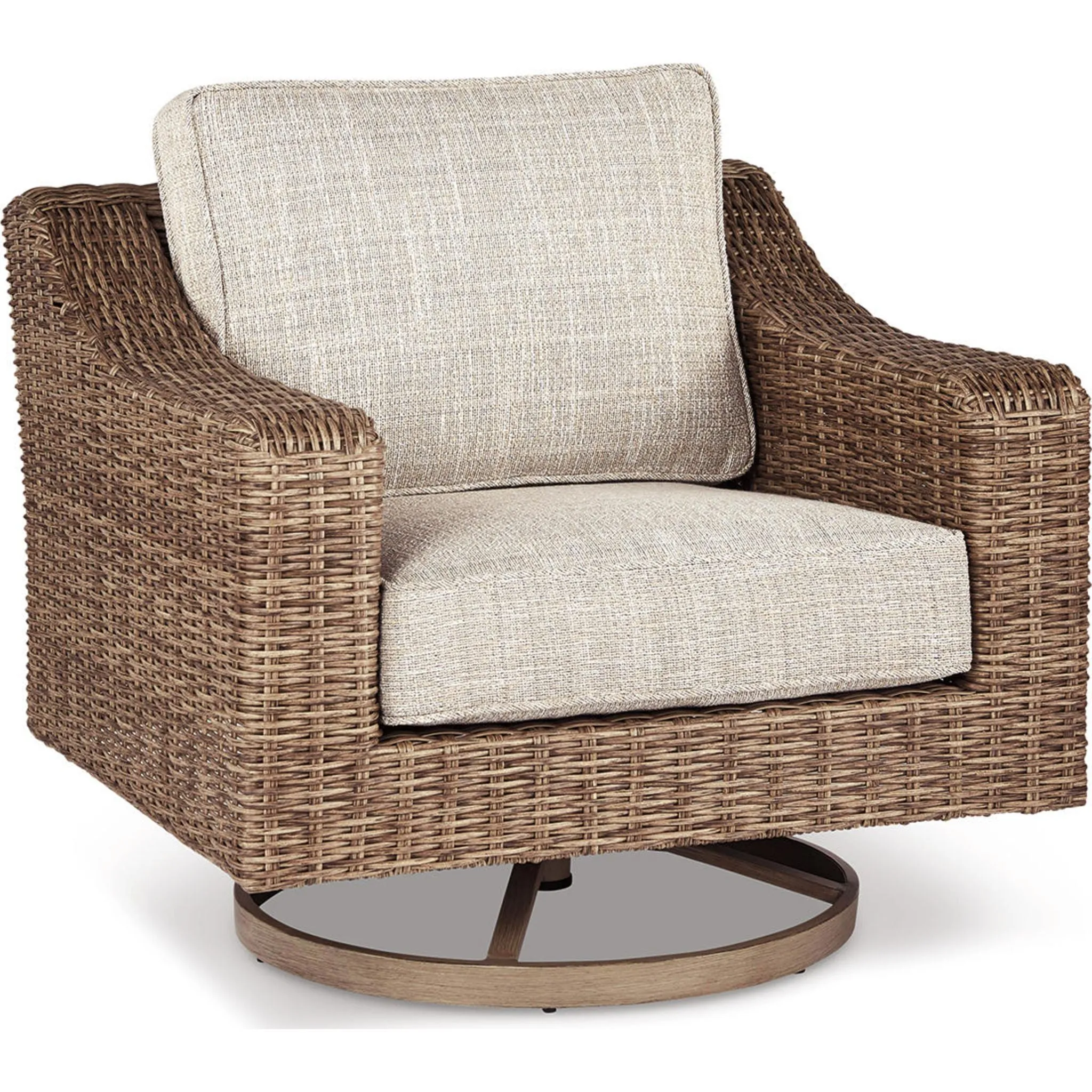 Outdoor Beachcroft Swivel Lounge Chair with Cushion