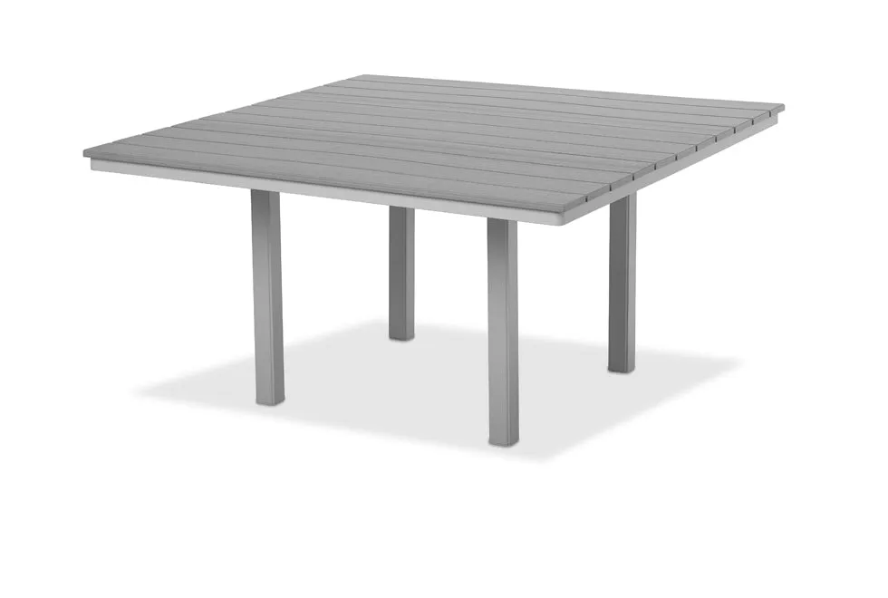 Square Rustic Polymer Top Balcony Height Table