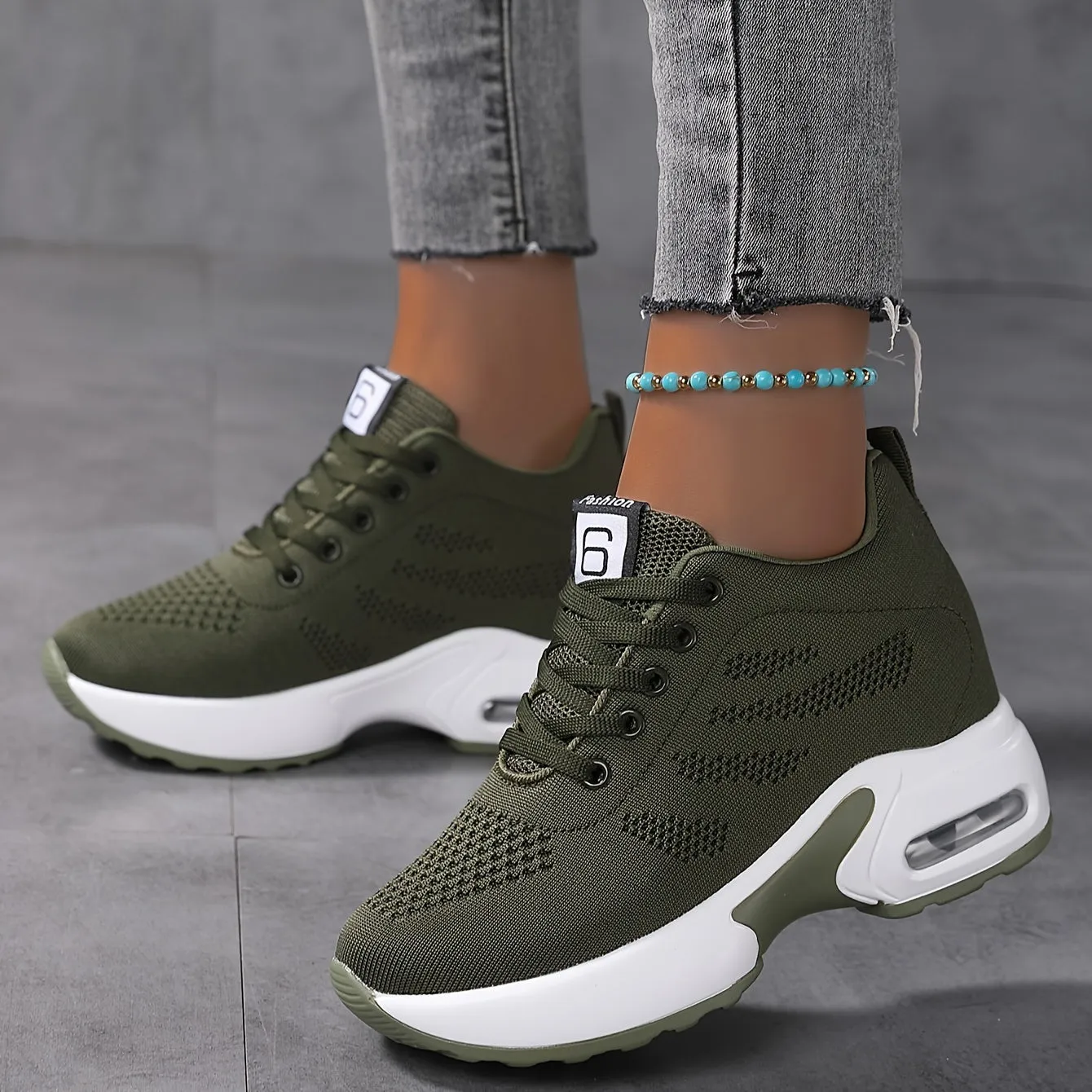 Ultra-Comfortable Womens Breathable Knit Sneakers - Soft, Lightweight, Ventilated, and Supportive Low-Top Shoes for Casual Outdoor Activities - Perfect for Walking, Hiking, and Daily Wear