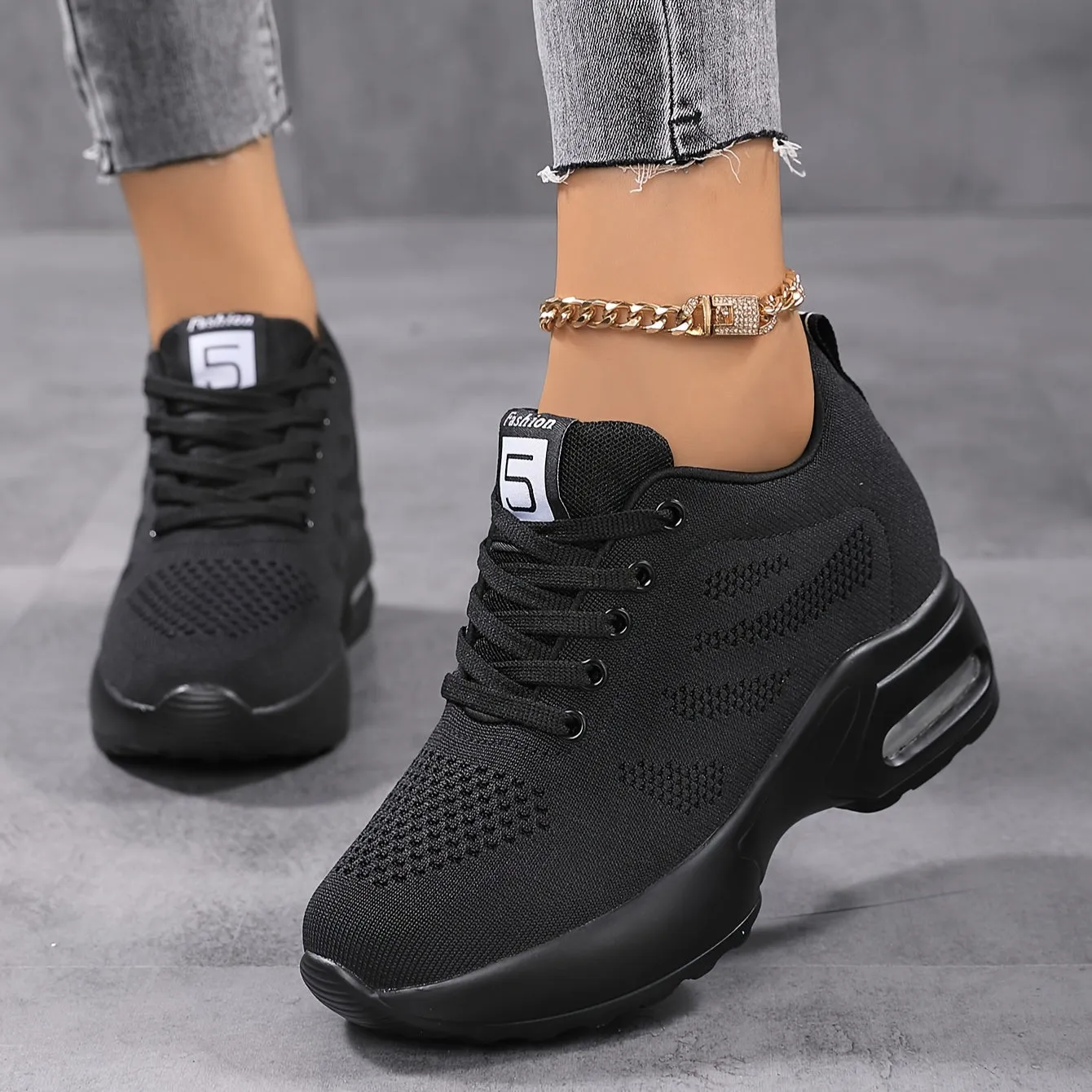 Ultra-Comfortable Womens Breathable Knit Sneakers - Soft, Lightweight, Ventilated, and Supportive Low-Top Shoes for Casual Outdoor Activities - Perfect for Walking, Hiking, and Daily Wear