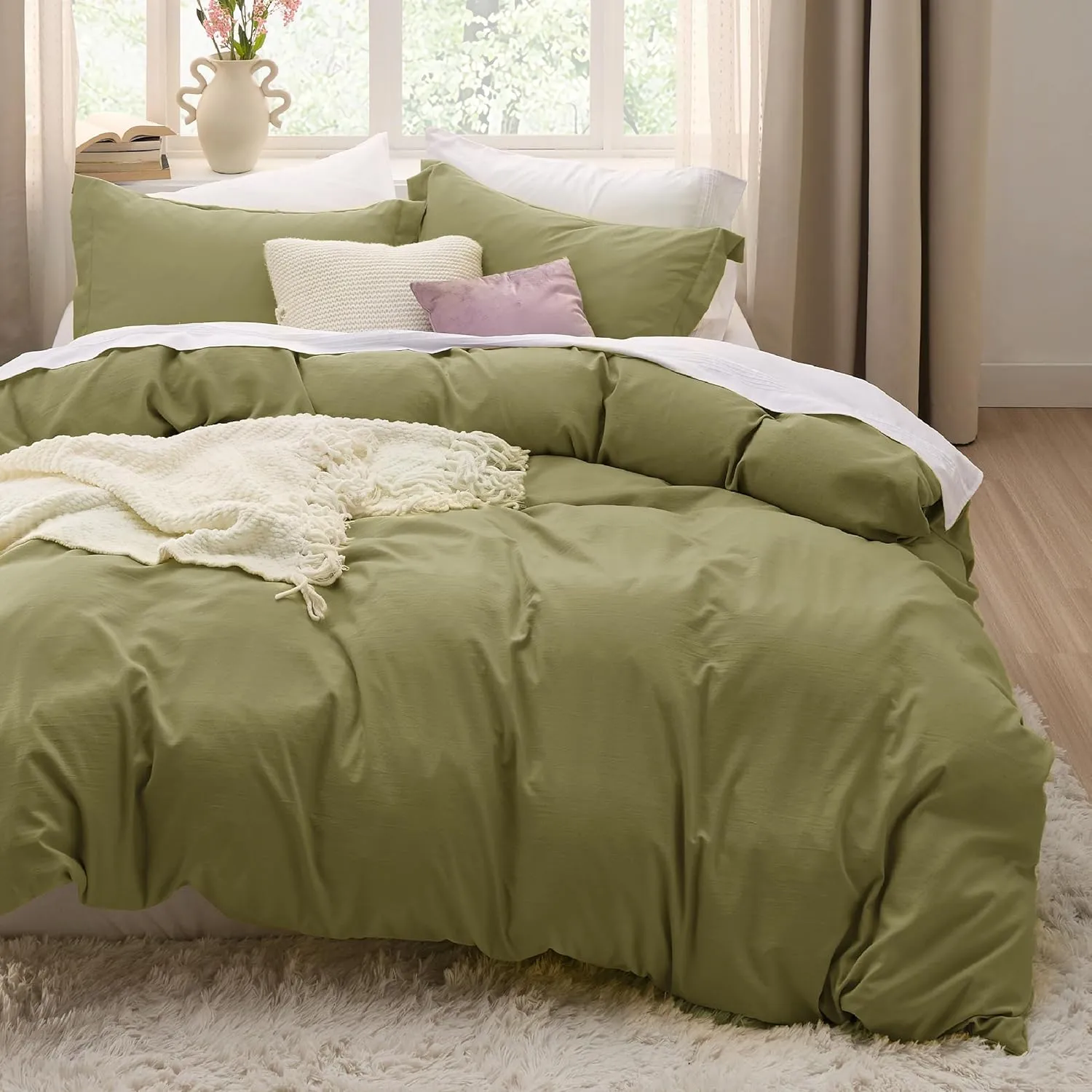 Ultra Soft Hypoallergenic Microfiber Duvet Cover Set