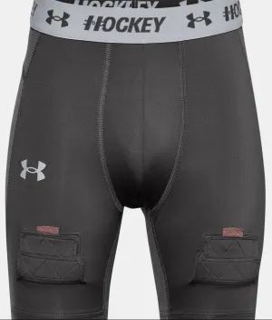 Under Armour Boys' Hockey Fitted Shorts