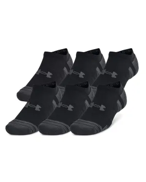 Under Armour Mens Performance Tech No Show Socks - 6 Pack