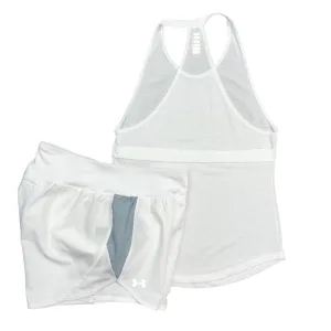 Under Armour Women's Tank Top Shorts Set - Halo White