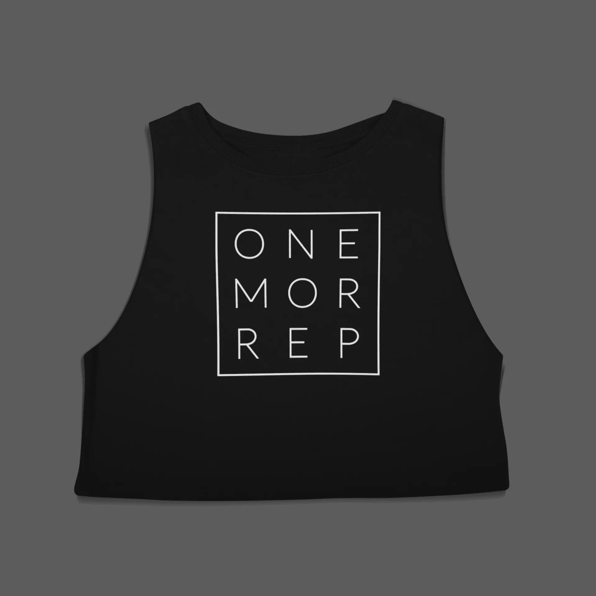 Women's Sleveless crop top (Black)